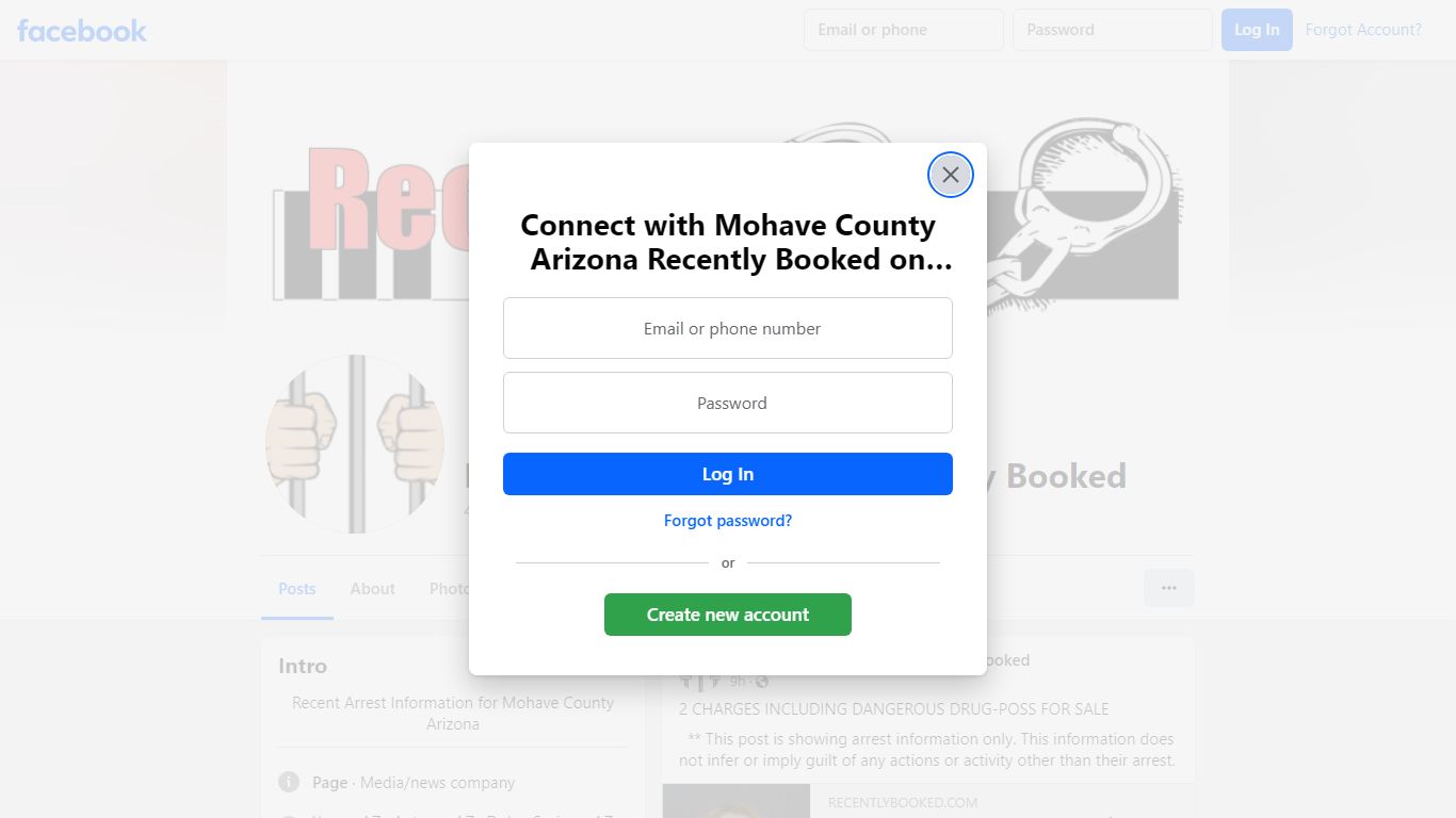 Mohave County Arizona Recently Booked - Facebook